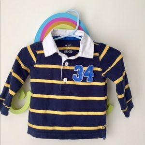 Carters long-sleeves polo-shirt